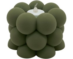 Waxinelichthouder Bubble - Plum - 3d geprint - Moderne woonaccessoire - Stijlvolle waxinelichthouder
