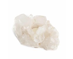Waxinelichthouder Edelsteen Bergkristal Cluster (ca. 1000 gram)
