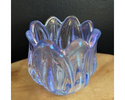 Waxinelichthouder | Lavendel parelmoer | Bloem vormig | Bloemen vorm | Woonaccessoires | Woonaccessoire | Decoratief | Deco | Decoratie | Sfeer | Interieur | Wonen | Woon | Woning | Inrichting | Woninginrichting | Drankje | Drank | Vrouwen | Gaaf