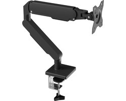 Wazomo® Monitorarm - met gasveer - voor bureau - Monitor arm - voor 1 scherm - monitorbeugel - 17 tot 32 inch beeldscherm - makkelijk te monteren