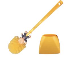 WC Borstel met Houder – Make Your WC Great Again – Geel – 35,5 cm – Grappig Cadeau - G2.3