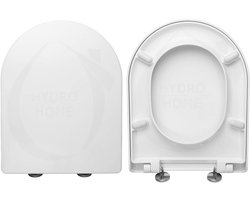 Wc-bril compatibel met Magnum Villeroy & Boch - Warmte-isolerende kunststof met verstelbare scharnieren - Kleur wit