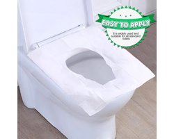 WC Bril Cover - Wegwerp - 100% Wateroplosbaar - Verpakt per 10 stuks - Toiletbril hoes voor op Reis - WC Bril Hoes - Toiletbril Hoes - Toilet Seat Covers