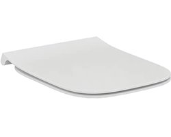 Wc-bril met soft-sluiting en metalen scharnieren - Wit