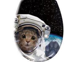 Wc-bril met Softclose en Multicolor Design