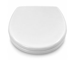 WC-Bril met Softclose - Toiletbril Wit - Duurzaam Duroplast - Afklikbaar met Quick Release - RVS-Scharnieren
