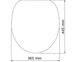 wc bril - Premium WC Bril - Toiletbrillen Toiletdeksel - toilet seat - Premium Toilet Seat - Toilet Seats Toilet Lid-36,5 X 44,5 Cm