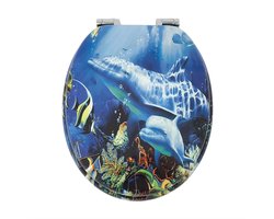 WC-bril - Toiletbril - Voor Badkamer & Toilet – Soft-Close – Comfortabele Toiletbril - Met print