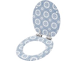 WC-bril - Toiletdeksel - Badkamer Vernieuwen - Softclose Functie - 12-20 cm - Porselein