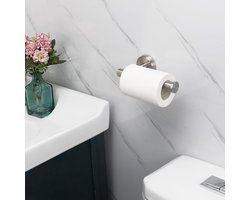WC rolhouder - Moderne Toiletrolhouder - Duurzaam Roestvrijstaal - Met Bevestigingsmateriaal