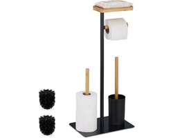 wc-rolhouder - reserverolhouder - plankje - wc-borstel en houder - zonder boren