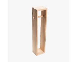 Wc- Rolhouder- Staand -Hout