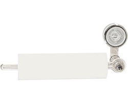 Wc-rolhouder - Toiletpapierorganizer - Badkameropslag - Wandmontage - met zuignap - 30 x 12 cm - Transparant