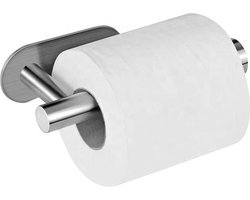 Wc rolhouder | Toiletrolhouder | Reserverolhouder | Closetrolhouder | Chroom | Zelfklevend