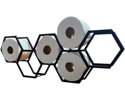 WC rolhouder - WC rolhouder zwart - WC rolhouder staand - WC rolhouder zonder boren - WC rolhouder hout - wcrol houder - Toiletrolhouder - Toiletrolhouder staand - Toiletrolhouder zwart - Reserverolhouder - Reserverolhouder hangend