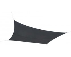 WDMT Rechthoekig schaduwdoek - 2 x 3 meter UV-Beschermend Schaduwdoek - Zonnescherm Doek Rechthoekig - Buiten Zonwering - Waterdicht Schaduwdoek - Terrasoverkapping - Tuin Schaduwzeil - Duurzaam Schaduwdoek - Schaduwdoeken - Antraciet
