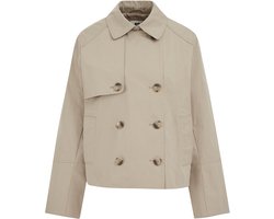 WE Fashion Dames Korte trenchcoat