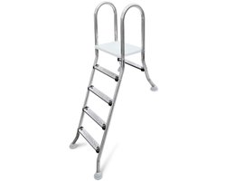 W'eau A-frame RVS zwembadtrap 1 + 4 treden - AISI 304