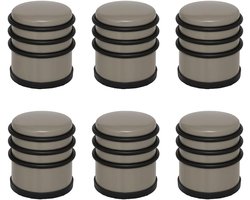 WEB2O Deurstopper - Taupe Metaal - Set van 6