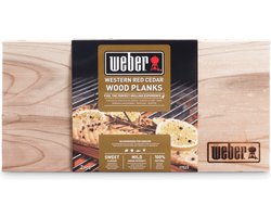 Weber® Cederhouten rookplank