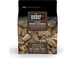 Weber® Grote stukken Hickory-rookhout