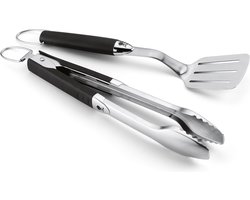 Weber Premium Tool Set - tweedelig -  roestvrij staal - zwart
