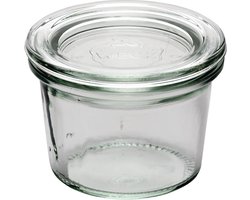 WeckglazenSet met deksel - 24-delig - inhoud 0 -08 liter