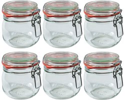 Weckpot 500ml - 6 stuks