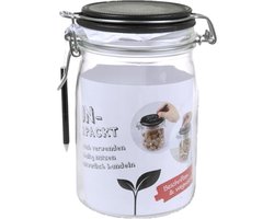 Weckpot, Beugelpot Met Krijtborddeksel + Krijtpotlood - 1000ml - 2 Stuks