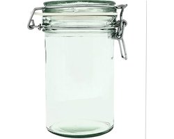 Weckpot voorraadpot beugelpot met degelijke klemsluiting - 500ml - Glas - 15 Stuks