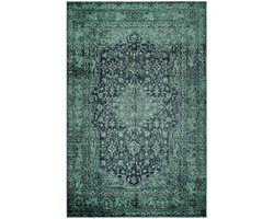 Wecon home - 2nd Avenue - Laagpolig vloerkleed - 200x300 cm - donkergrijs,groen -