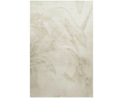 Wecon home Basics - Anna - Hoogpolig vloerkleed - 130x190 cm - crème beige -