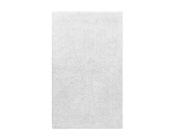 Wecon home Basics - Erik - Badmat - 55x65 cm - wit - Antislip - 100% Katoen - Waterabsorberende Badkamermat - Sneldrogend - Voor Douche en Bad
