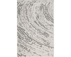 Wecon home - Forest - Laagpolig vloerkleed - 120x170 cm - grijs -