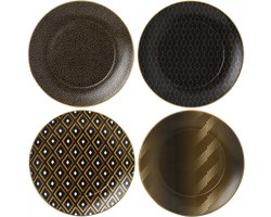 Wedgwood Arris Ontbijtbord 20 cm Accent - Set van 4
