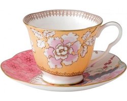 WEDGWOOD - Butterfly Bloom - Kop en Schotel Geel