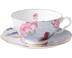 Wedgwood Cuckoo Kop & Schotel - Porselein/blauw