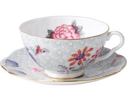 Wedgwood Cuckoo Kop & Schotel - Porselein/groen