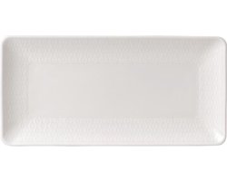 Wedgwood - Gio Serveerschaal rechthoekig - 21cm - Wit