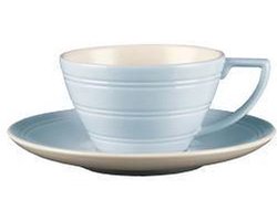 Wedgwood Jasper Conran Casual Theekop 0.17 ltr en schotel Blauw