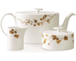 Wedgwood - Vera Wang Jardin Thee Set - Wit & Goud - 3-delig