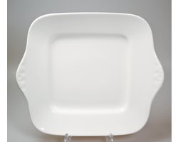 Wedgwood - White China - Gebaksschaal vierkant - 25cm