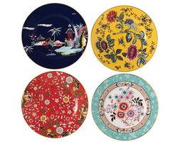 WEDGWOOD - Wonderlust - Gebakbordje 20cm 4-dlg
