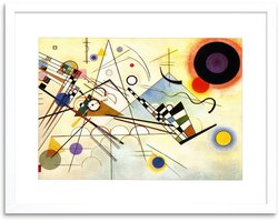 Wee Blue Coo Kandinsky Composition VIII Framed Wall Art Print