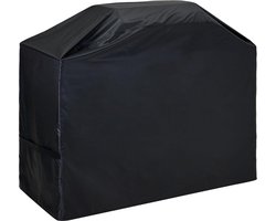 Weerbestendige gasgrillhoes 420D Oxford-stof - BBQ-grillhoes voor gasgrill - stofdicht en uv-bestendig - 170 x 61 x 117 cm - zwart