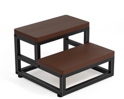 Weerbestendige opstapkruk - robuust en multifunctioneel - 1 stuk - gerecycled materiaal - 40 x 40 x 30 cm