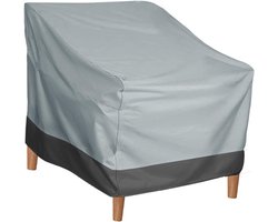 Weerbestendige Tuinstoel Bescherming met Verstelbare Band - Oxford Stof, Zilver Coating, UV-Bescherming, Waterdicht en Duurzaam