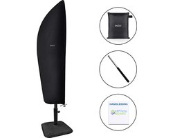 Weersbestendige Parasolhoes voor Zweefparasol & Staande parasol - Parasolhoes met Rits en Stok - 4 x4 M