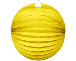 Wefiesta Lampion Rond 25 Cm Papier Geel
