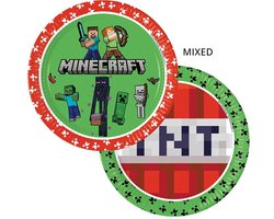 Wefiesta - Minecraft - Borden FSC papier (8 stuks)